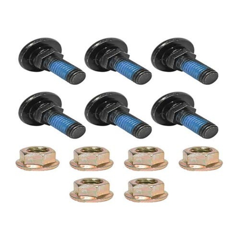 Blade Bolt Kit - 6 Pack fits John Deere 525 530 535 730 735 910 915 916 920 925 926 930 935 936 946 956 990 945 955 535 990 E80242 AE71254 FH313555