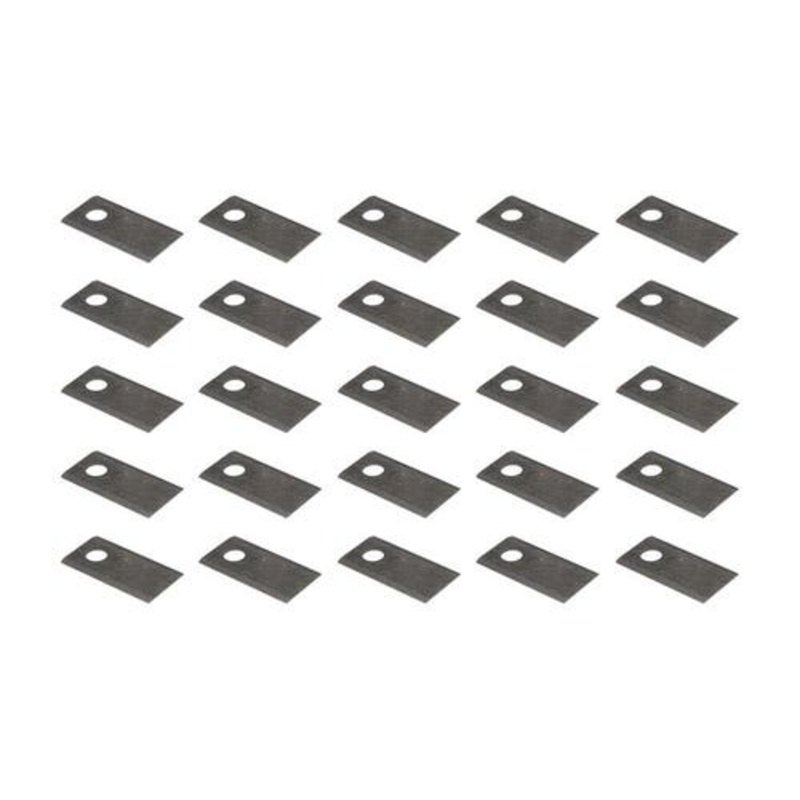 Disc Mower Blade Double Edge Flat 25 Pack fits Fahr KM 20 KM 22 KM 24 KM 25 06561542 fits CLAAS 978.186.0 fits Fella 116954 fits John Deere PMLBL0013