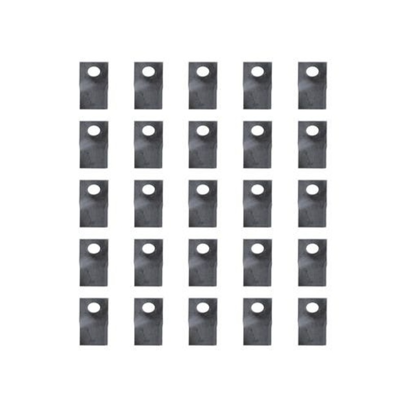 Disc Mower Blade - Left Hand 25 Pack fits New Holland H7230 H7330 H7450 H7460 H7550 1409 1441 1411 1412 1431 1432 86621873 fits Case IH 86621873