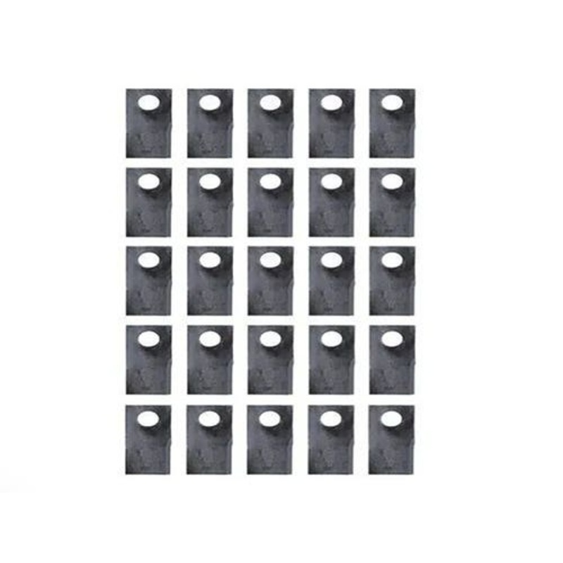Disc Mower Blade - Right Hand 25 Pack fits New Holland H7230 H7330 H7450 H7460 H7550 1409 1441 1411 1412 1431 1432 86621872 fits Case IH 86621872
