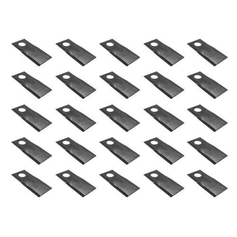 Disc Mower Blade - Right Hand Type 9 25 Pack fits Hesston 1004 1005 1006 1007 1008 76N916 fits Bush Hog 527746BH