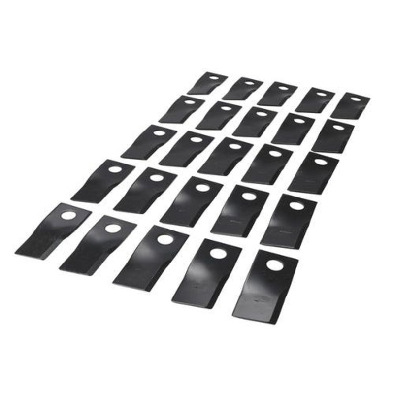 Disc Mower Blade - Right Hand Type 9 25 Pack fits Massey Ferguson fits Case IH 8312 8850 86625673 fits Hesston fits Challenger fits New Idea