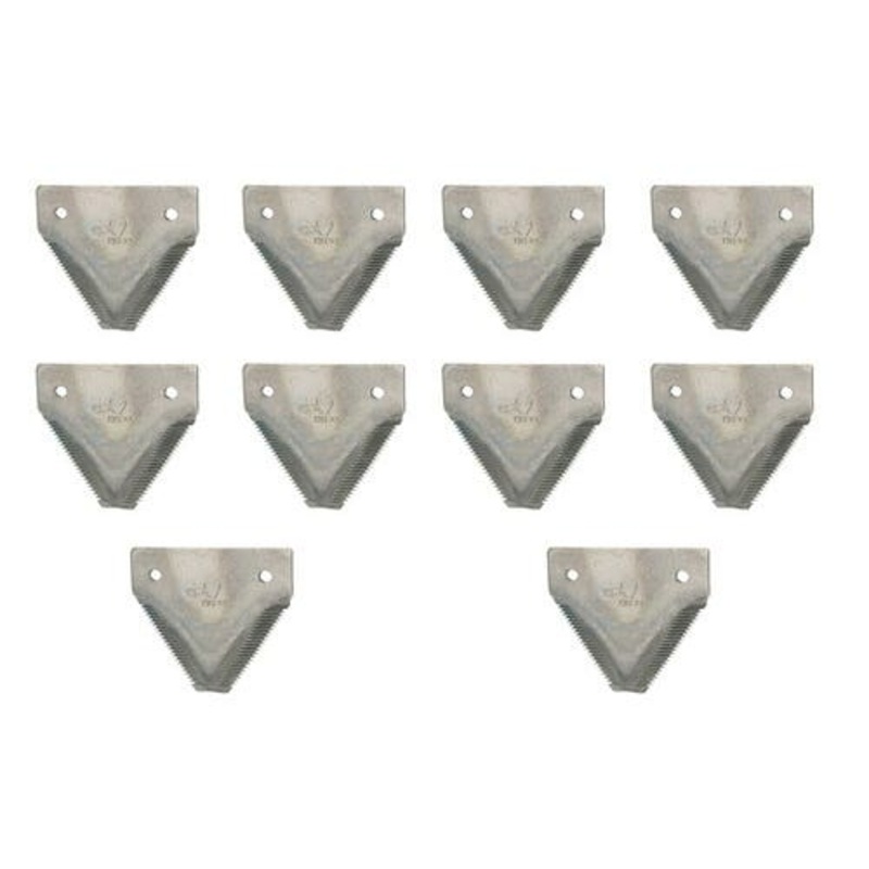 Sickle Section 3" x 3 1/4" TS H Black Anvil Package of 10 fits Massey Ferguson 200 210 200 3725570M1HTS