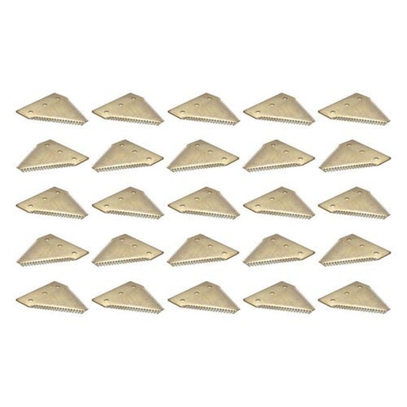 Sickle Section - Over Serrated Chromed - 25 Pack fits International 820 112074A1 fits Case IH 1010 1010 1010 1020 1020 1020 112074A1