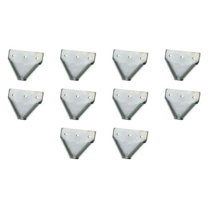Sickle Section Shape 2 BT XH Plated 10 Pack fits New Holland 12HS 14HS 16HS 18HS 86616689 fits AGCO 86616689