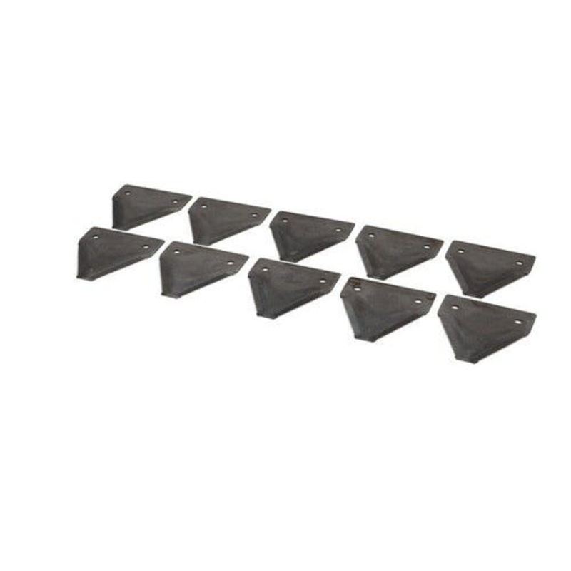 Sickle Section Shape 2 TS XH Black Anvil 10 Pack fits New Holland 1100 1118 1495 1499 86615988 fits Case IH 9622744 fits Gehl 124737