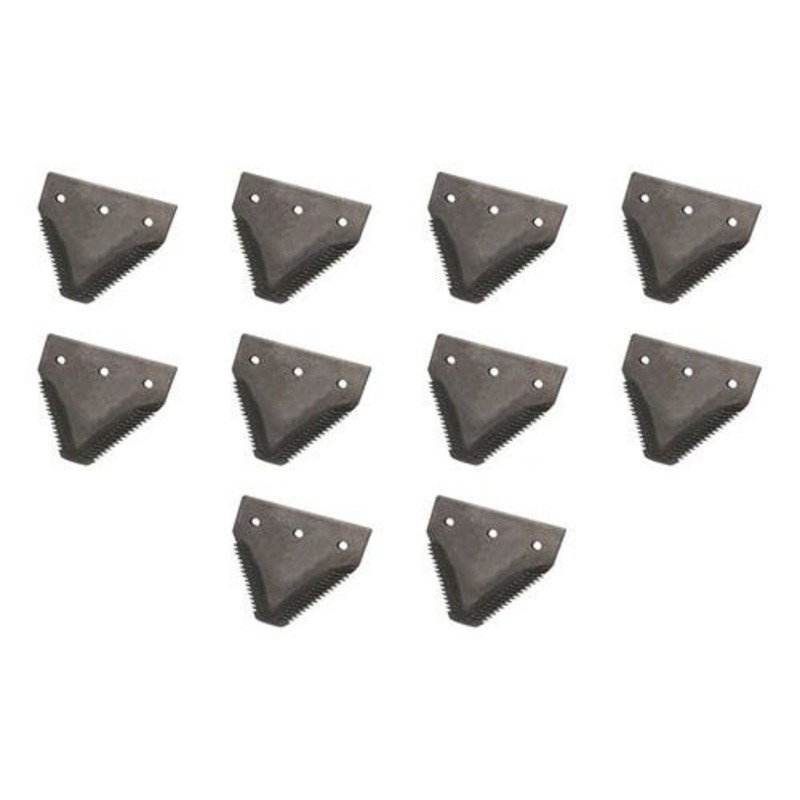 Sickle Section Shape 2 TS XH Black Anvil 3 Hole (CTSK) 10 Pack fits Case IH 1010 1020 826720C3