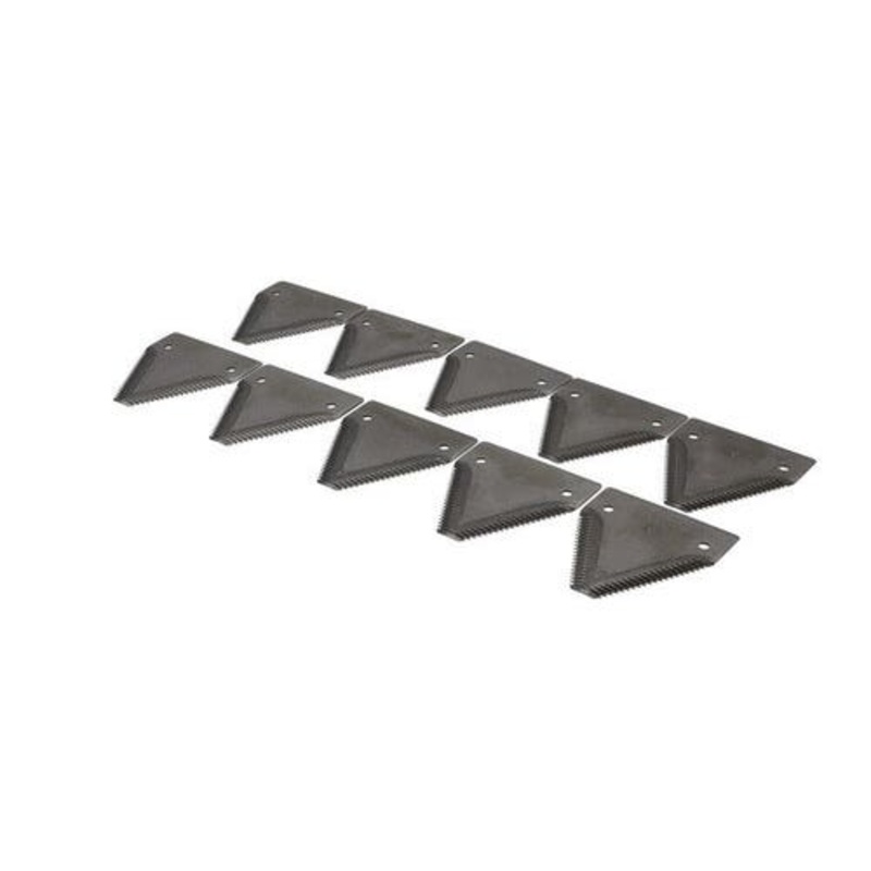 Sickle Section Shape 3 BT XH Black Anvil 10 Pack fits Macdon D50 D60 D65 FD70 FD75 960 972 974 2000 3000 4000 34390BT fits Massey Ferguson 1071707M1BT