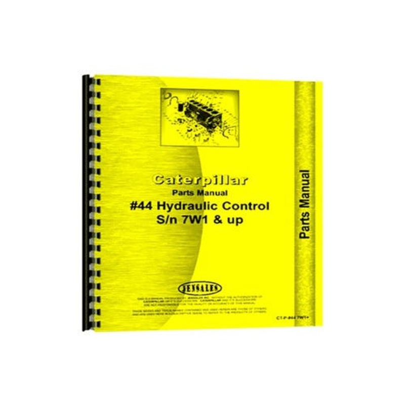 Parts Manual fits Caterpillar D4 D6 D7 D4 D7 D6