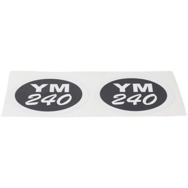 240 Hood Badge Decal Set Vinyl fits Yanmar YM240