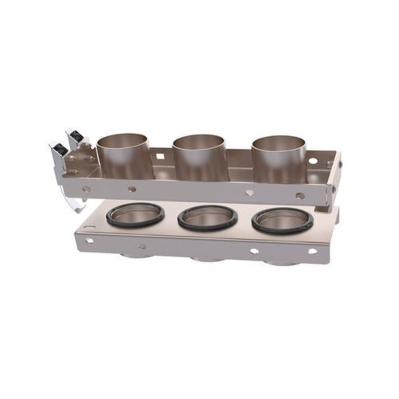 Romafa Stainless Steel 3 Port Coupler Kit fits Flexi-Coil GD-672A GD-673