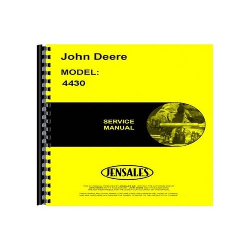 Service Manual fits John Deere 4430