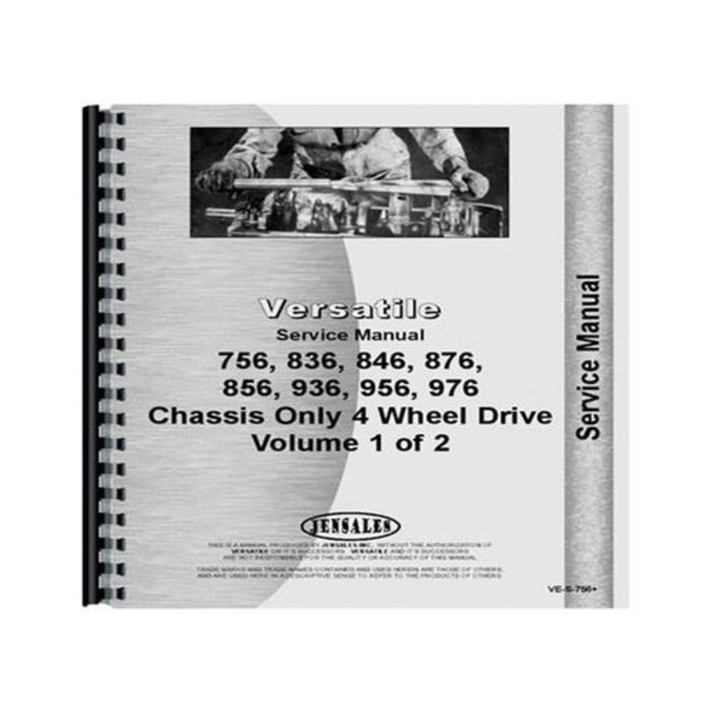 Service Manual fits Versatile 756 846 856 876 936 956 976