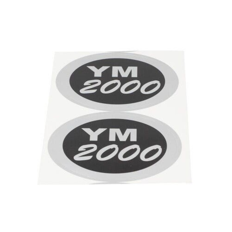 2000 Hood Badge Decal Set Vinyl fits Yanmar YM2000