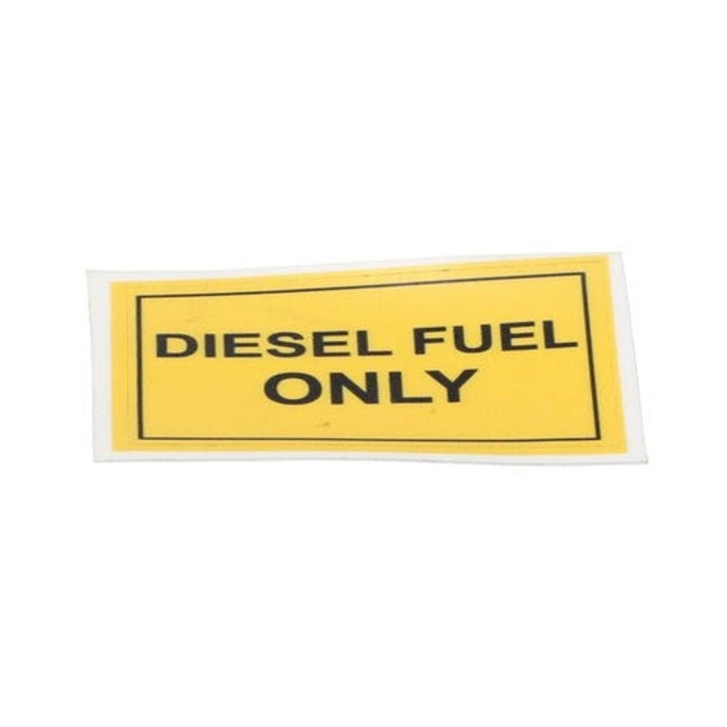 Decal - "Diesel Fuel Only"