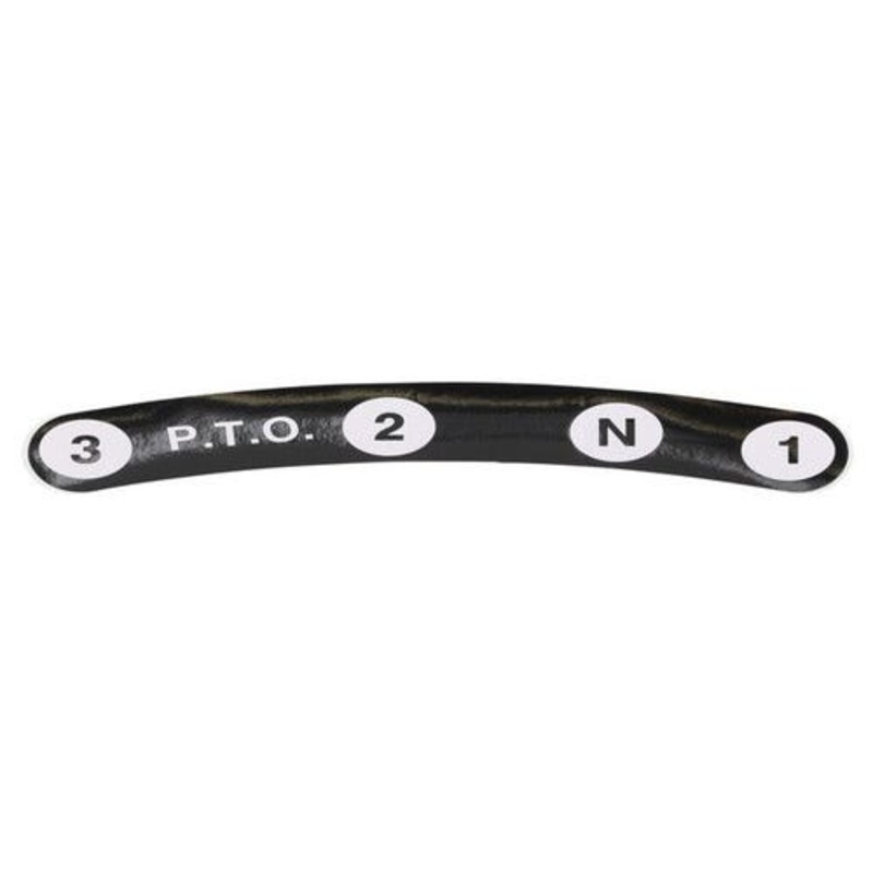 Decal PTO Range fits Yanmar YM1600 YM1700 YM1900 YM2000 YM1700 YM2000 194150-65610