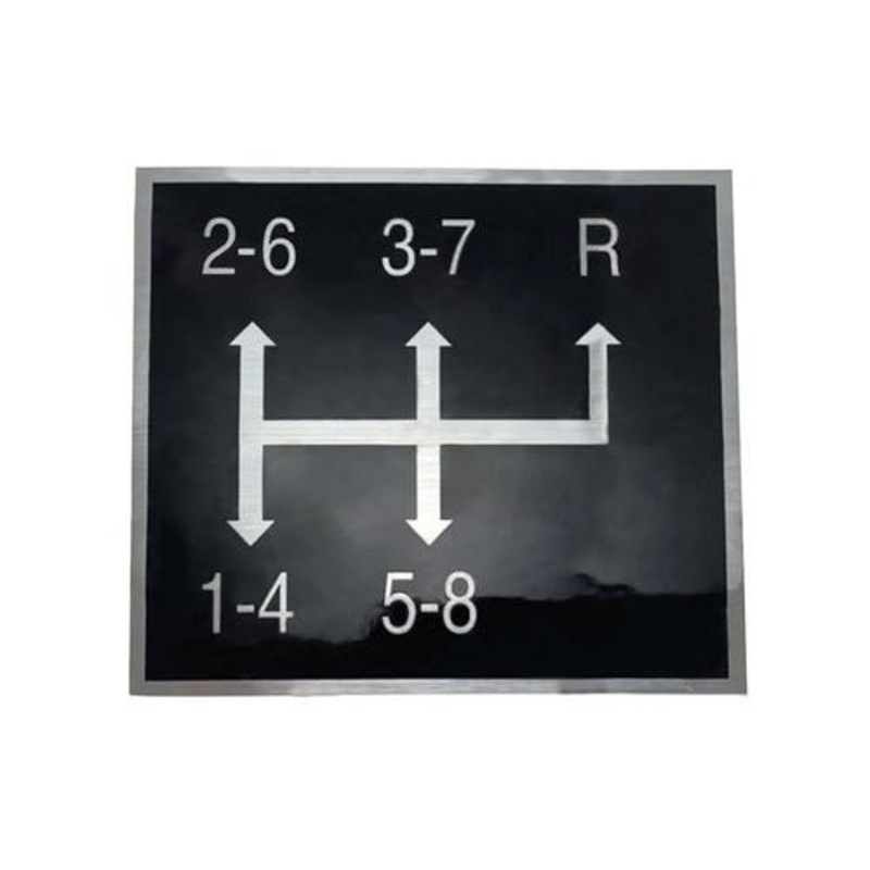 Decal Shift Pattern 8 Speed fits Yanmar YM1500