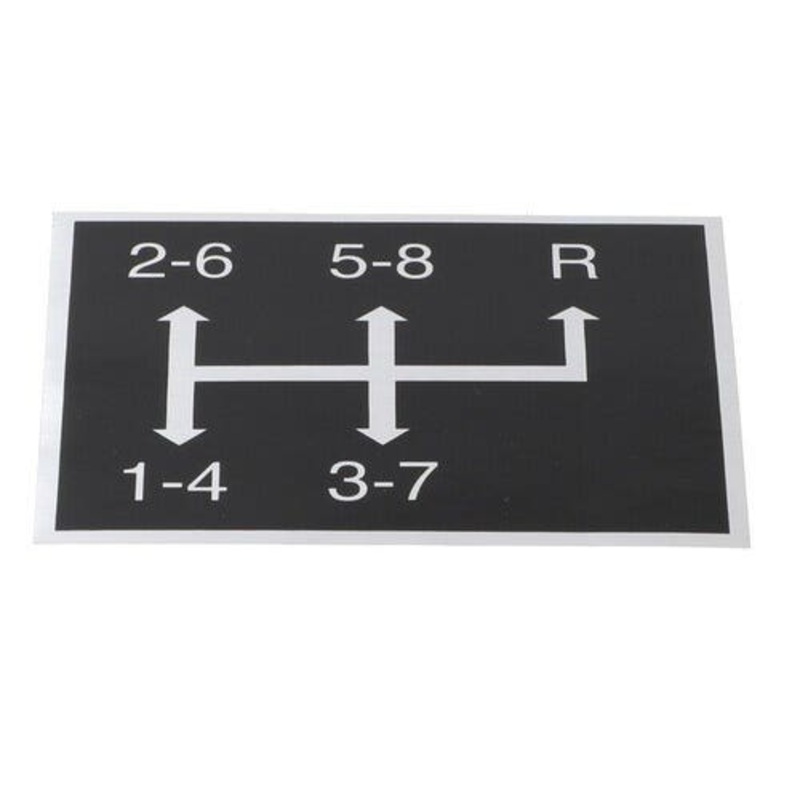 Decal Trans Shift Pattern fits Yanmar YM1700 YM2000 YM2000 194151-65710