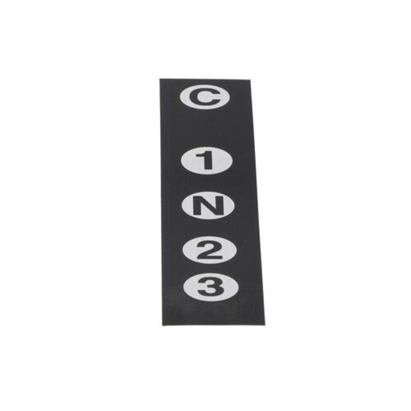 Decal Trans Shift Range fits Yanmar YM1601 YM1610 YM1702 YM1802 YM1810 YM1820 YM2002 YMG1800 YMG2000 YM1700 194420-65731