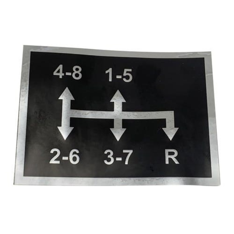 Decal Transmission Shift Pattern fits Yanmar YM2500