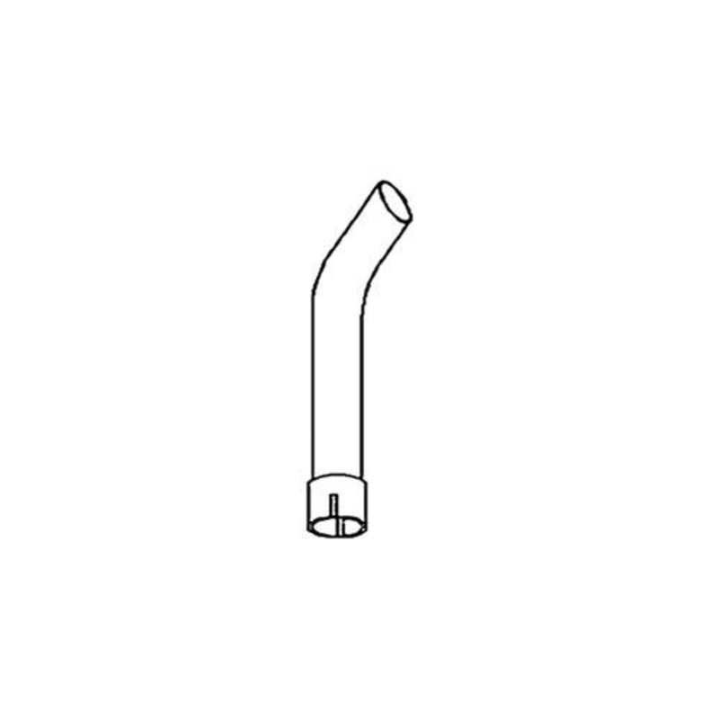 Exhaust Extension 3-1/2" x 20" Curved EE-9