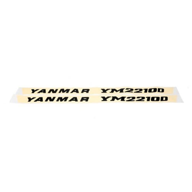 Hood Decal Set fits Yanmar YM2210