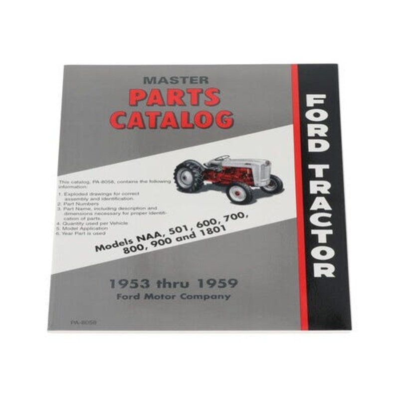 Master Parts Catalog fits Ford NAA 501 600 700 800 900 1801