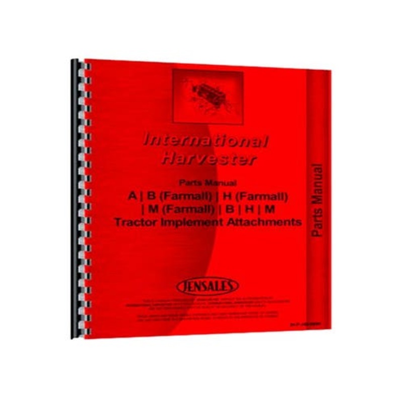 Parts Manual - Implement Attachments fits International A H M