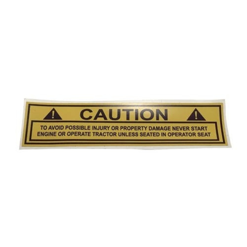 Warning Decal Set
