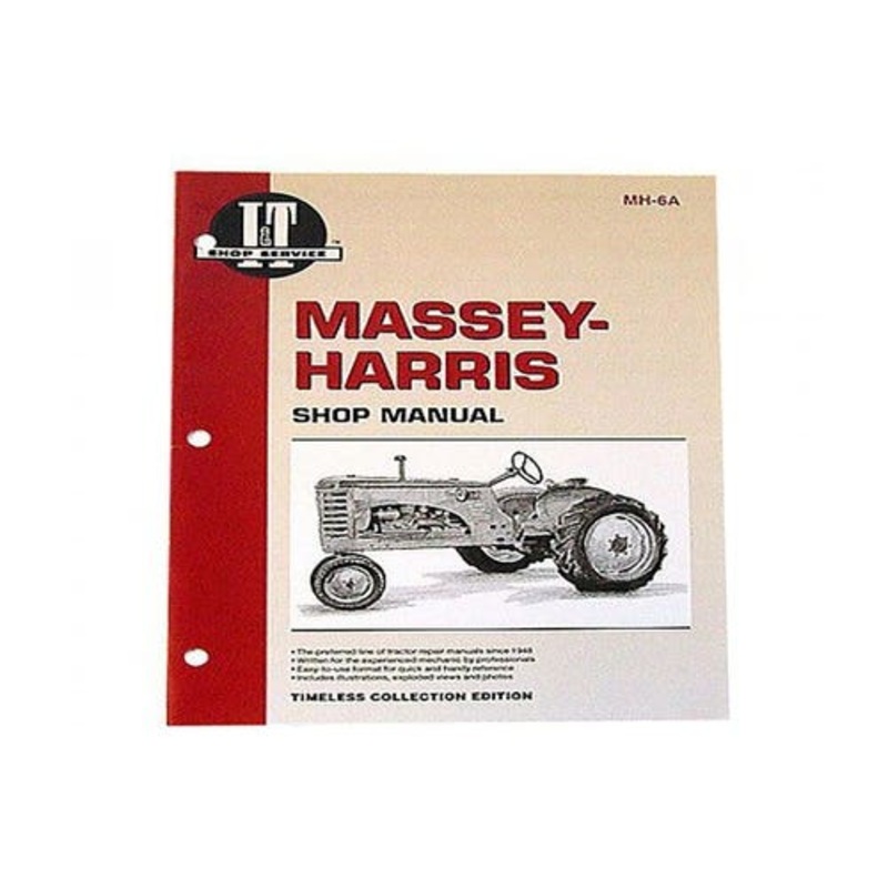 I&T Shop Manual fits Massey Harris Pacer