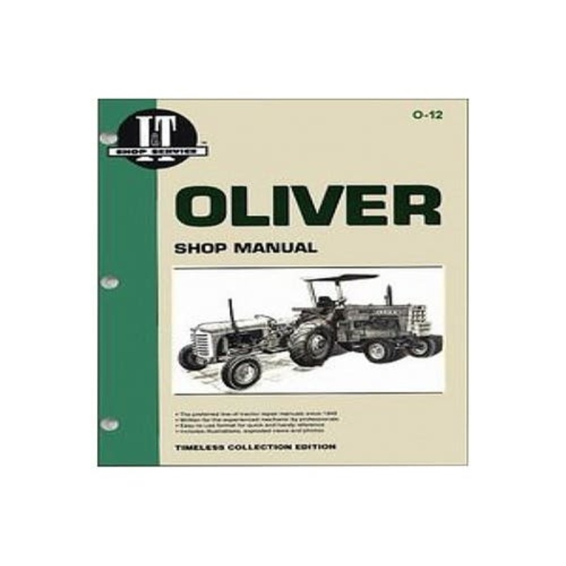 I&T Shop Manual fits Oliver Super 44 440