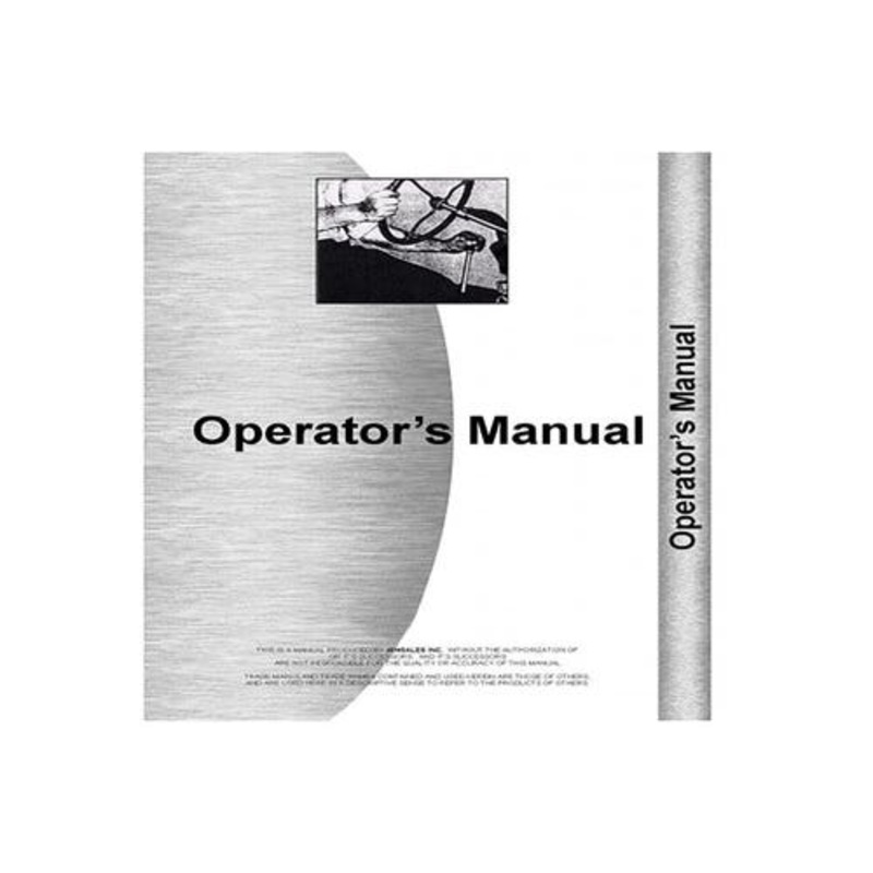 Operator's Manual fits Case 580K 580K