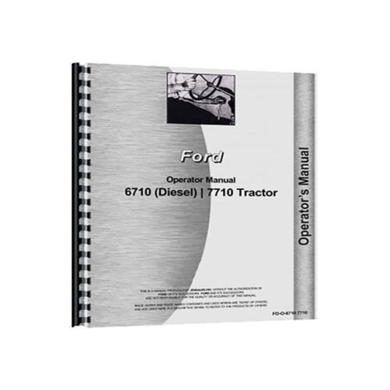 Operator's Manual fits Ford 6710 7710