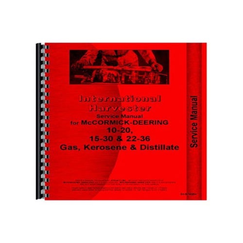Operator's Manual fits International 15-30 22-36