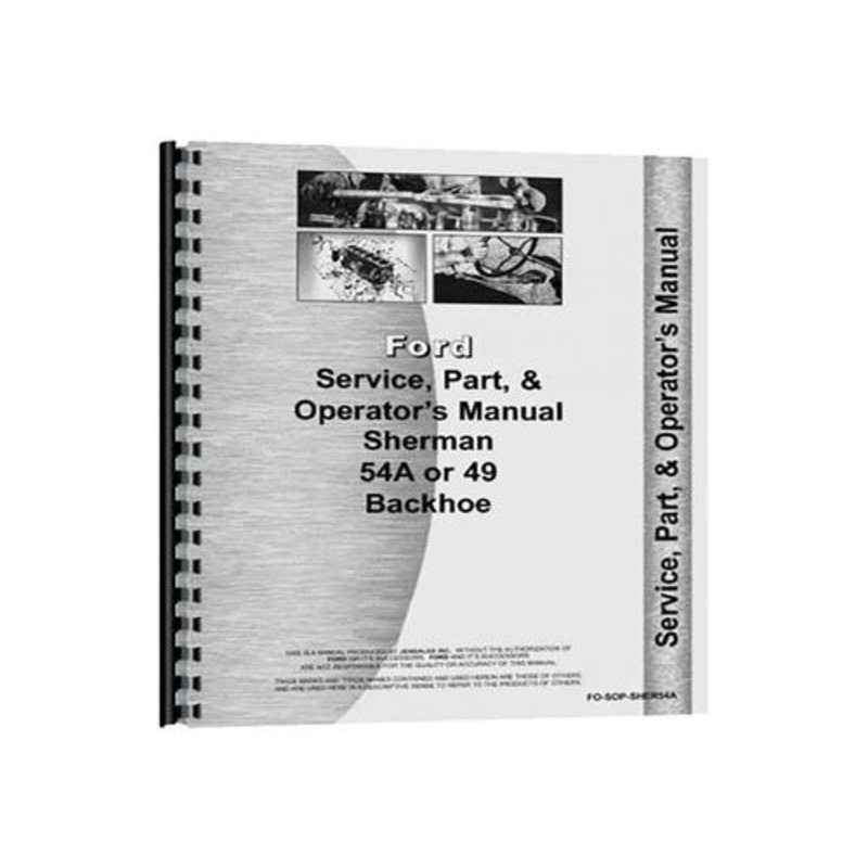 Operator's Manual fits Massey Ferguson TO20 TO30 54A fits Ford 2N 8N 9N