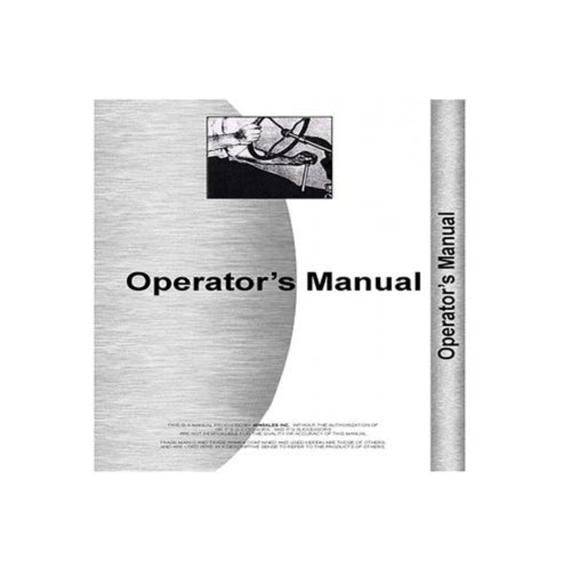 Operator's Manual fits New Holland TR75 fits Ford 2704ET
