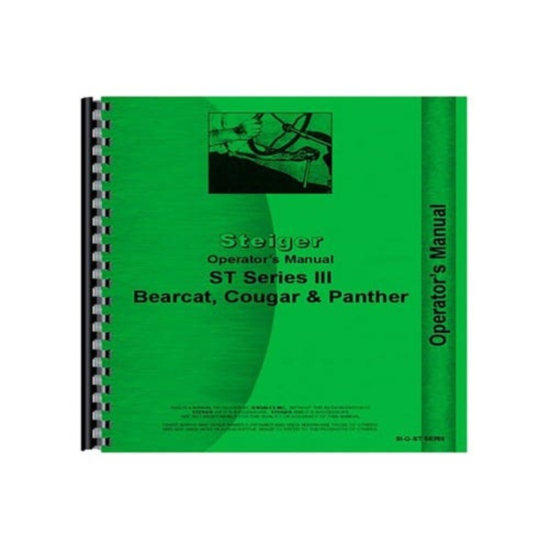 Operator's Manual fits Steiger BEARCAT COUGAR PANTHER