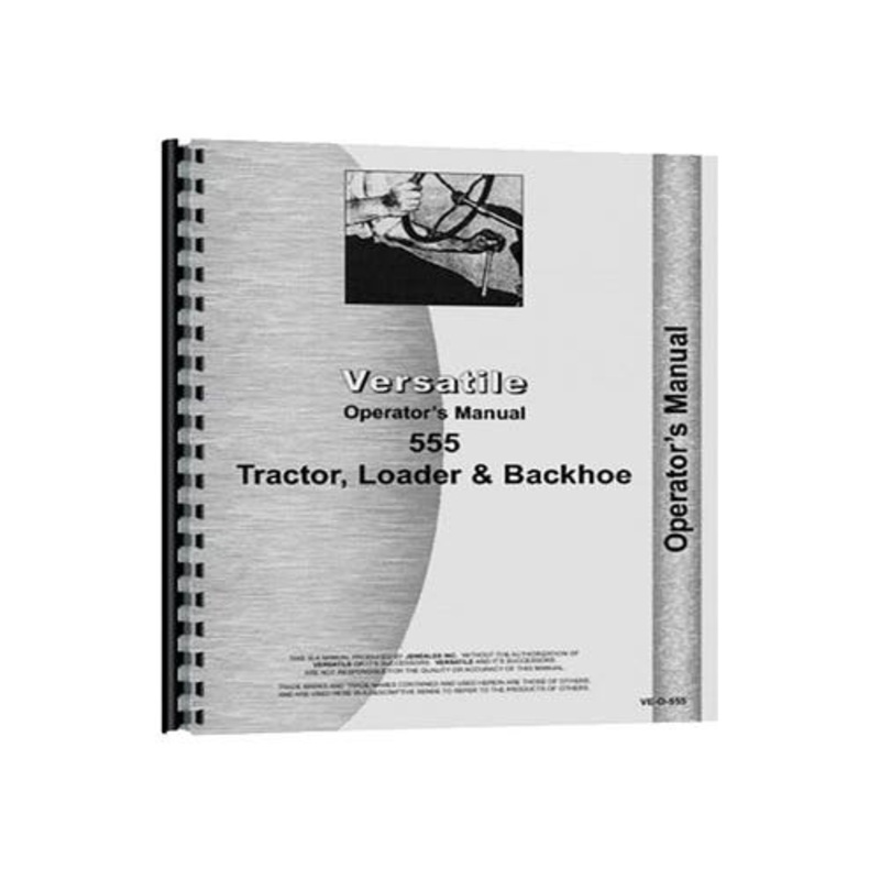 Operator's Manual fits Versatile 555