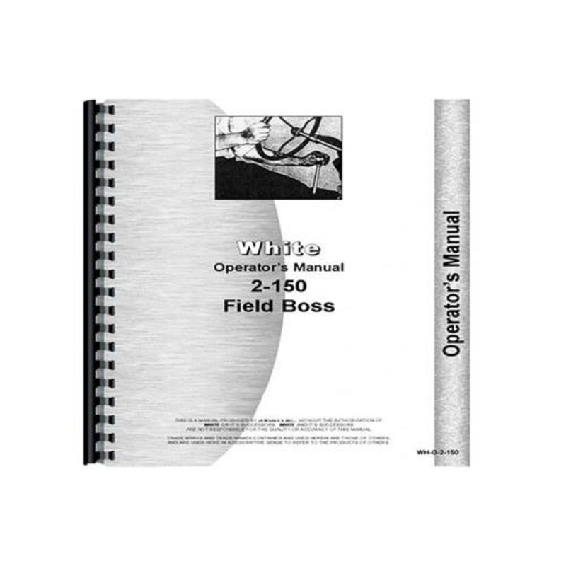 Operator's Manual fits White 2-150