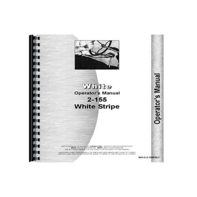 Operator's Manual fits White 2-155