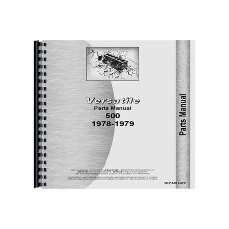 Parts Manual - 174 Pages fits Versatile 500