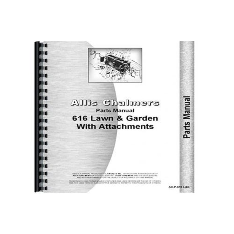 Parts Manual fits Allis Chalmers 616