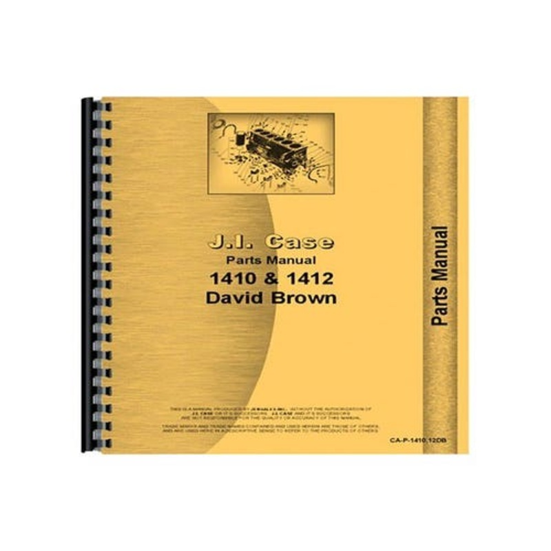 Parts Manual fits David Brown 1410 1412