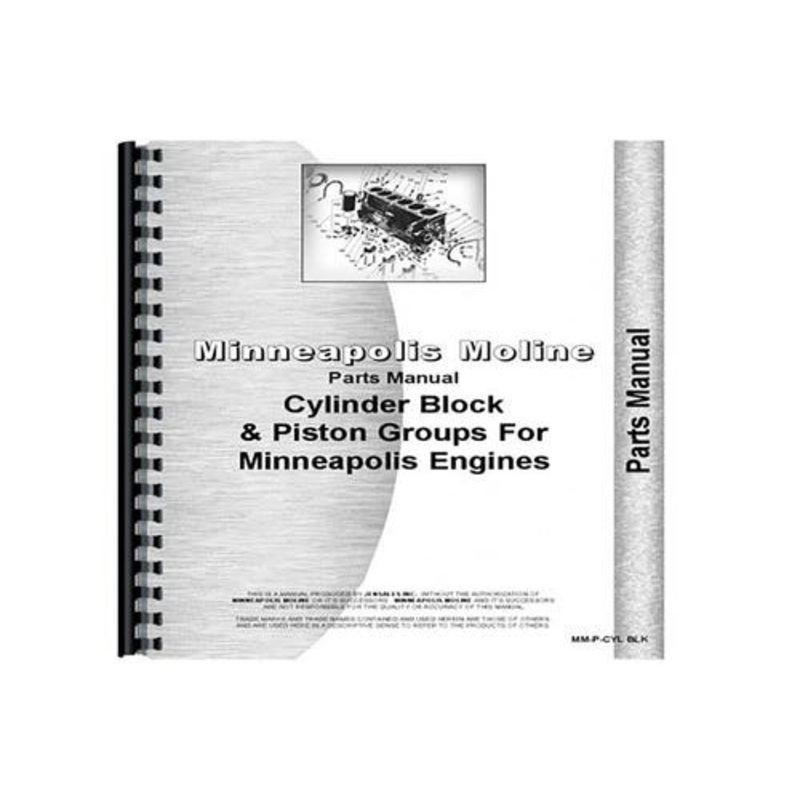 Parts Manual fits Minneapolis Moline RT