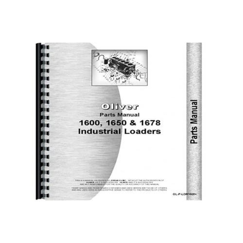 Parts Manual fits Oliver 1600 1650