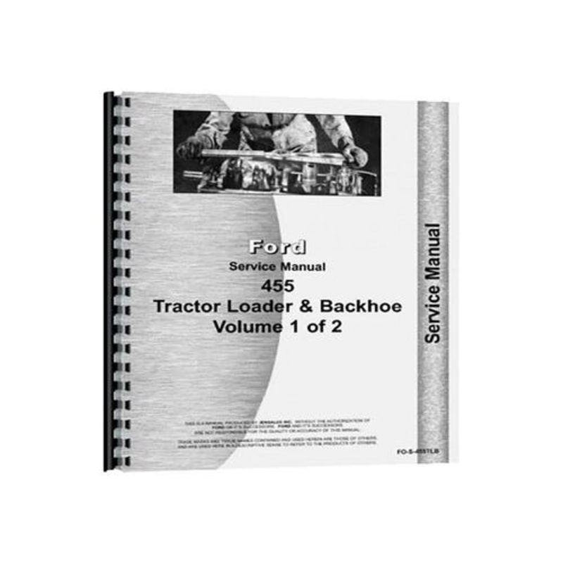 Service Manual fits Ford 455 455