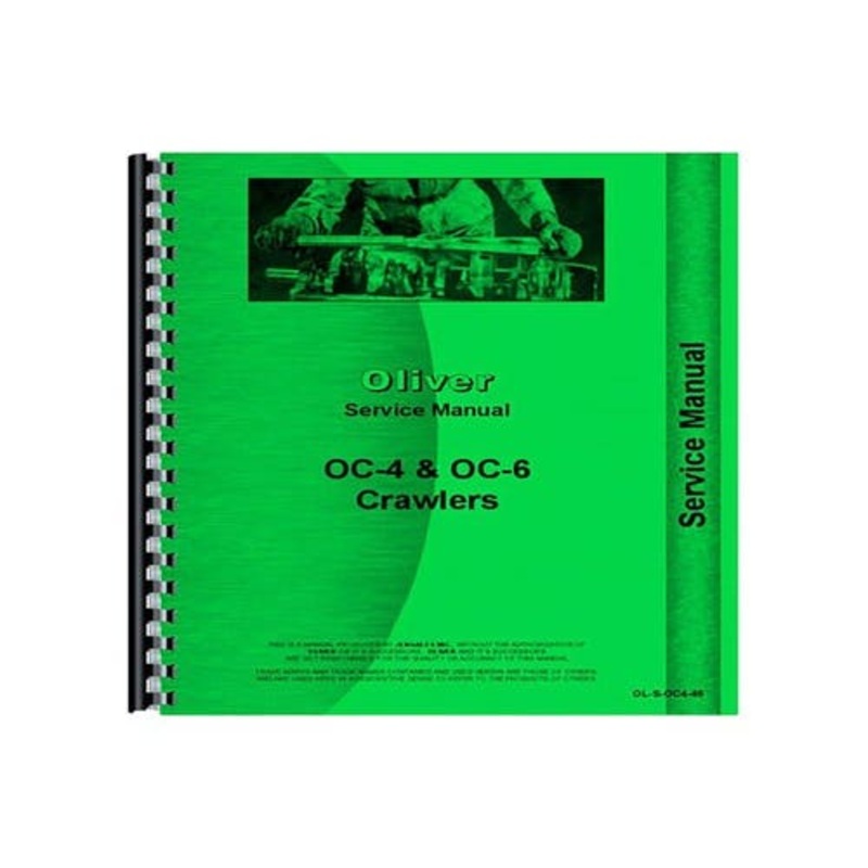 Service Manual fits Oliver OC4 OC6 OC4 OC6