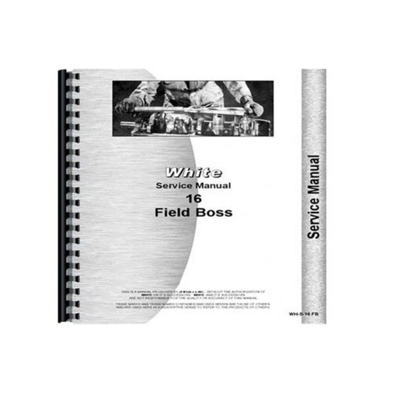 Service Manual fits White 16 Field Boss