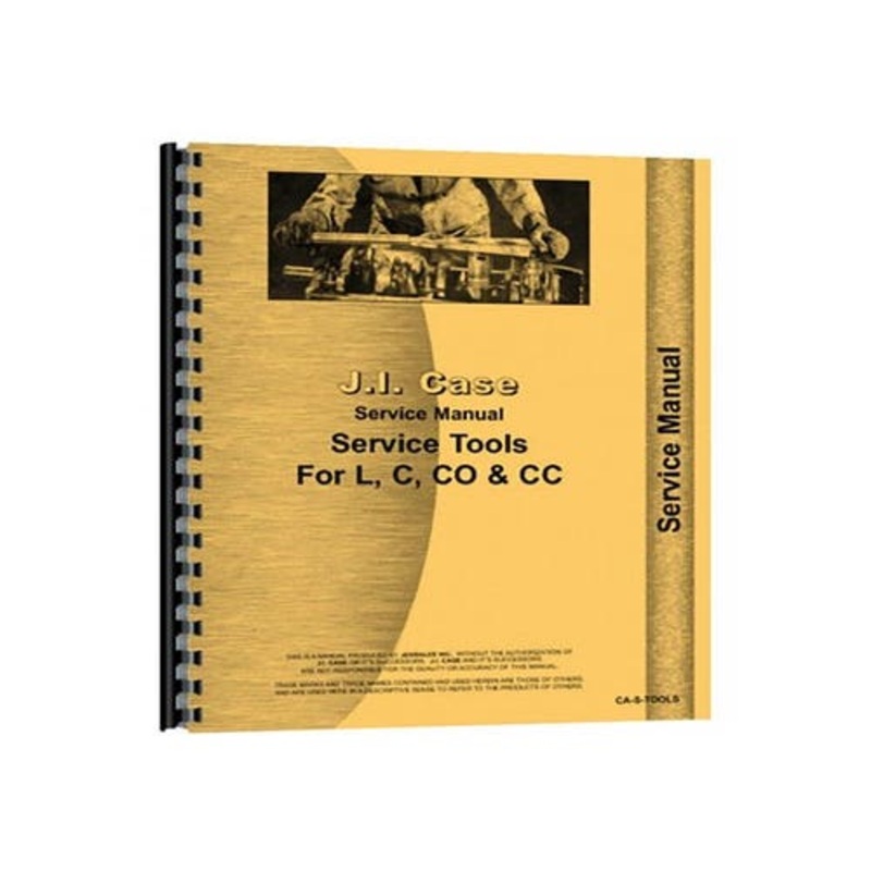 Service Tools Manual fits Case C CC L