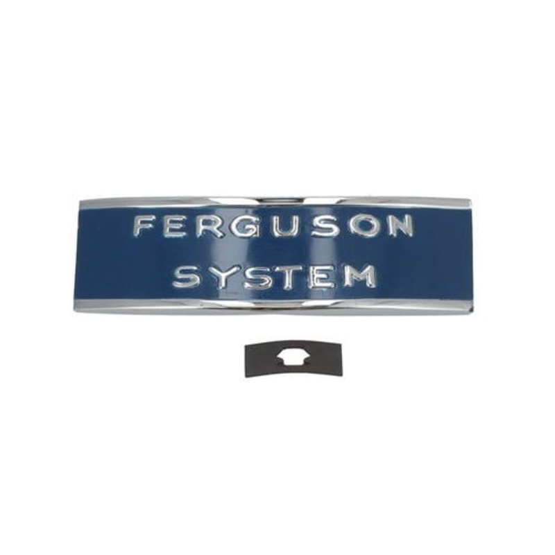 Ferguson System Hood Emblem - Blue Background fits Ford 9N
